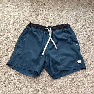 Vuori Black and Gray Athletic Shorts